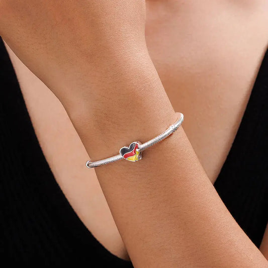 925er Silberanhänger, Bierkrug Charm im deutschen Stil, passend für Pandora Schmuck