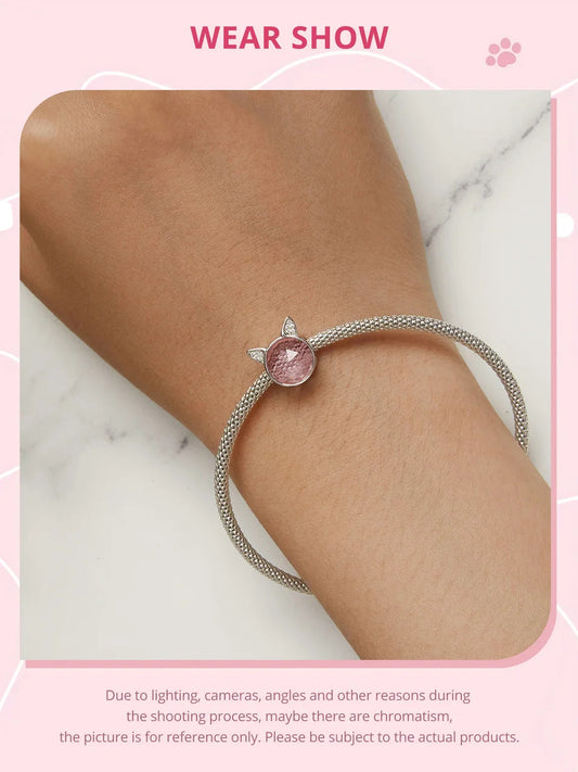 Sterling 925 Silver Cat Face Charm – Pandora Compatible Jewelry