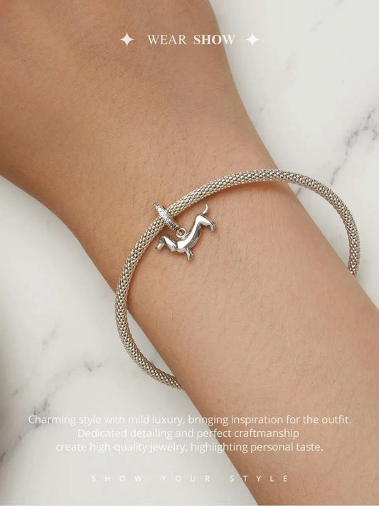 Sterling 925 Silver Border Collie Dog Charm – Pandora Compatible