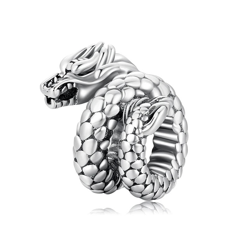 Drachen-Charm aus 925 Silber Schmuck