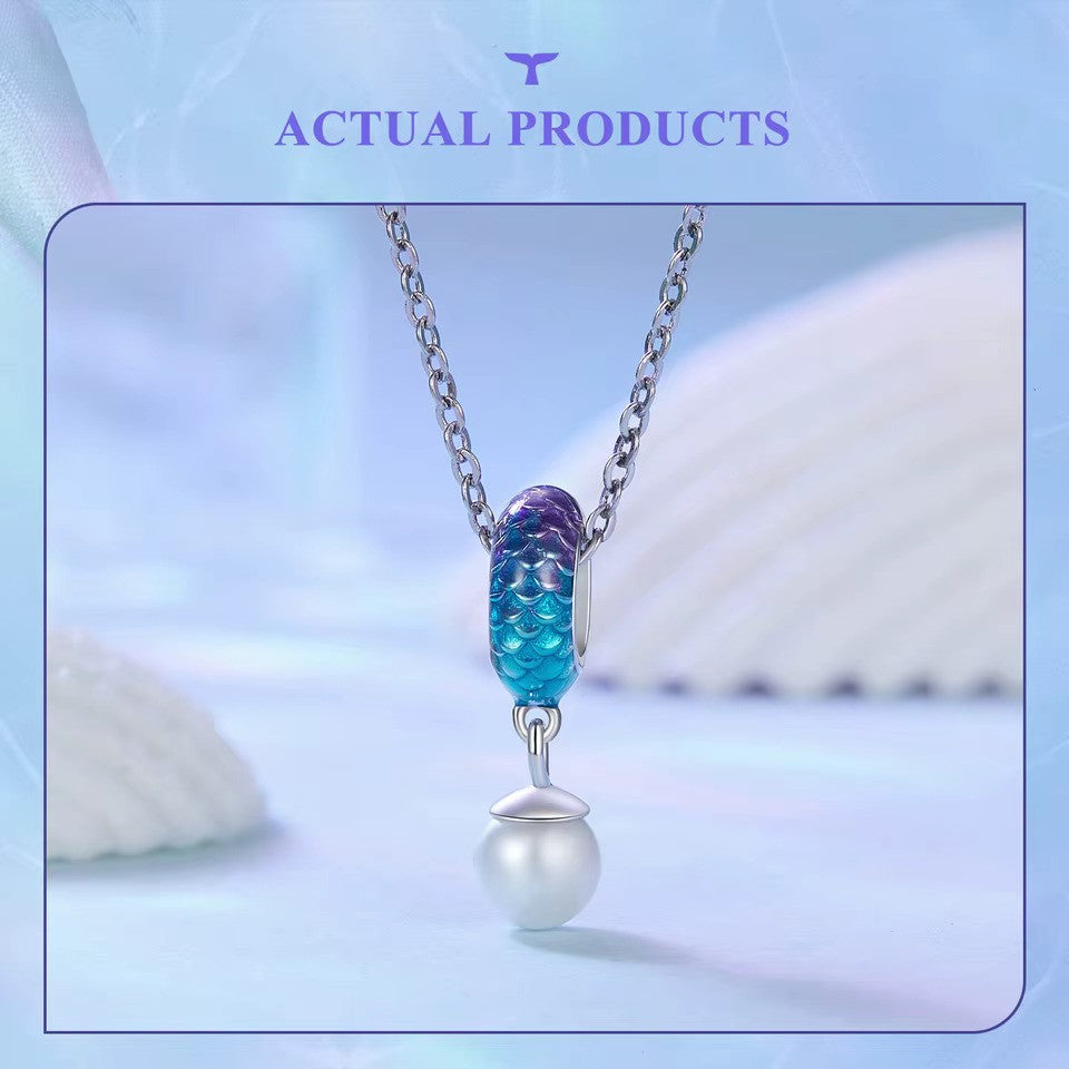Sterling 925 Chromatische Perle Charme