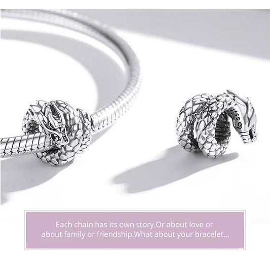 Silber Drachen Anhänger für Pandora Armband