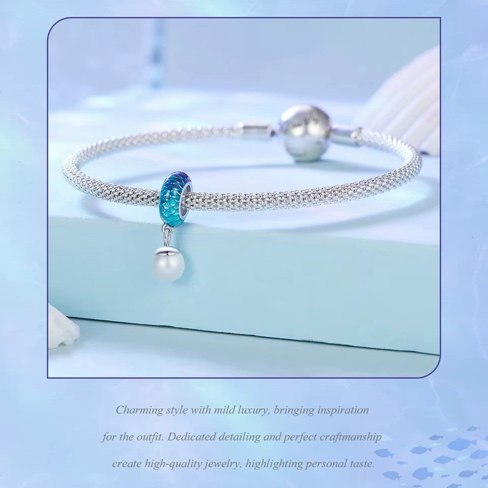 Sterling 925 Chromatische Perle Charme
