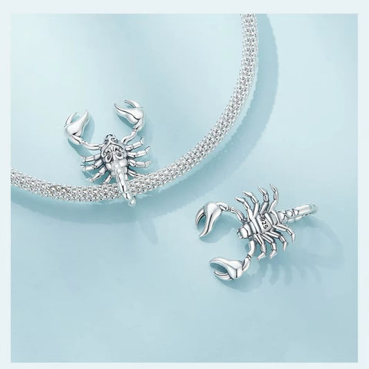 sterling silber Skorpion Anhänger für Armband anschau1