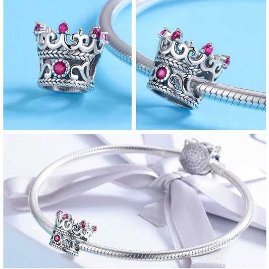 925er Silberanhänger, Queen’s Crown Charm, passend für Pandora Schmuck