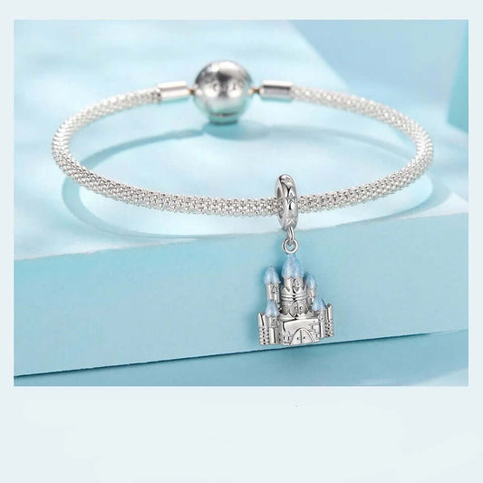 925er Silberanhänger, Magical Castle Charm, passend für Pandora Schmuck