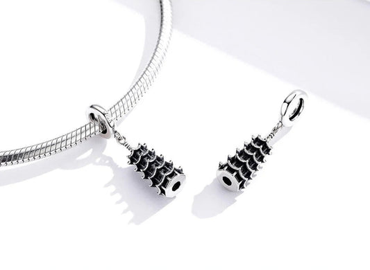 925er Silberanhänger, Wenbi Tower Charm, passend für Pandora Schmuck