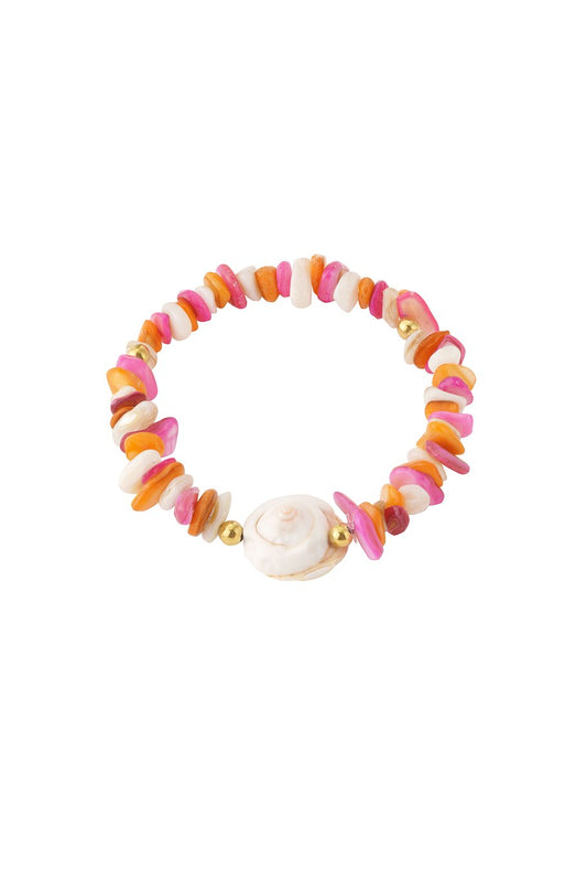 Colorful Sunset shell Bracelet