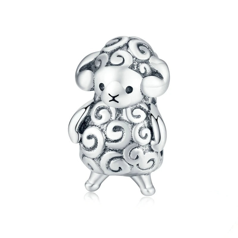 Widder-Schaf-Charm aus 925 Silber Schmuck