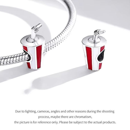Sterling 925 Silver Sparkling Soda Drink Charm – Pandora Compatible