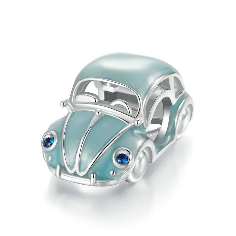 Charm-Anhänger „VW-Oldtimer-Auto“ aus Sterlingsilber 925 – kompatibel mit Pandora
