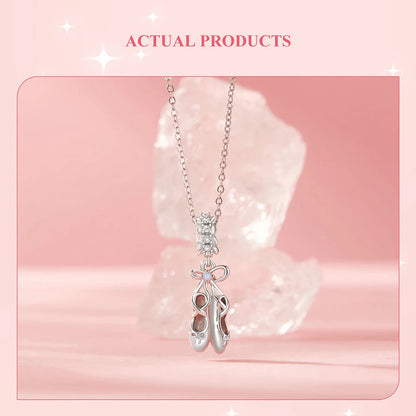 Sterling 925 silver Ballet shoes Charm