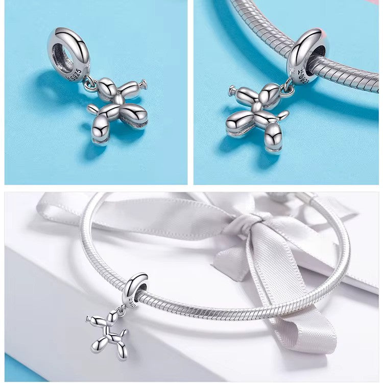 Sterling 925 silver Balloon dog Charm