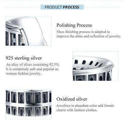 Sterling 925 Silber Kolosseum Charm