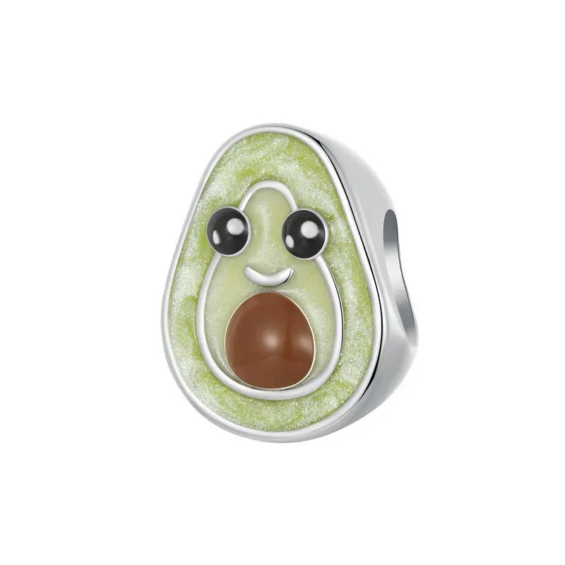 Sterling 925 Silver Avocado Charm