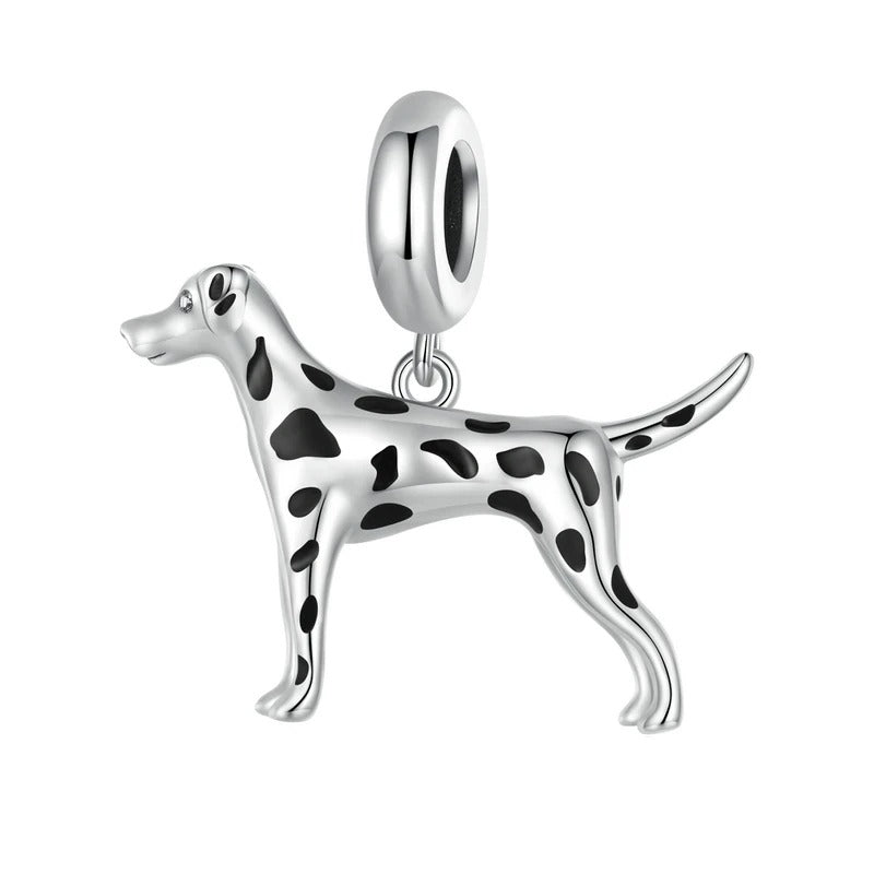 Sterling 925 silver Dalmatian dog Charm