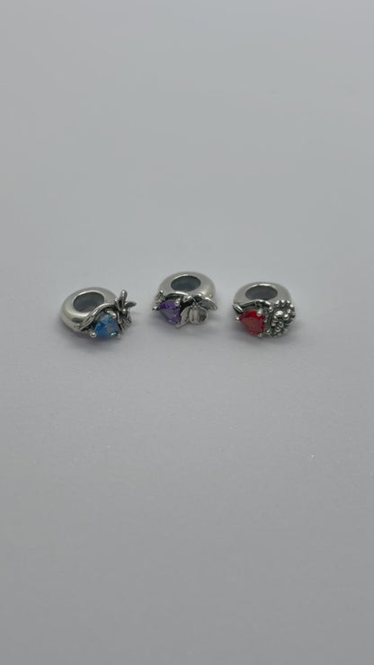 Sterling 925 Silver February Purple Violet Birthstone