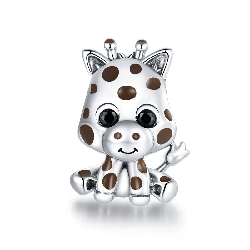 Sterling 925 Silber Baby Giraffe Anhänger