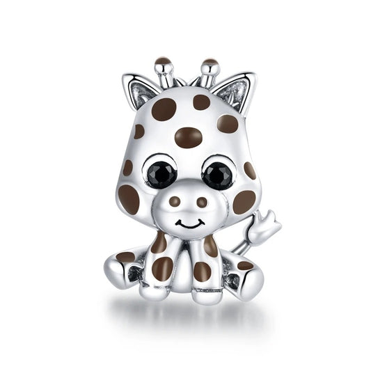 Sterling 925 Silber Baby Giraffe Anhänger